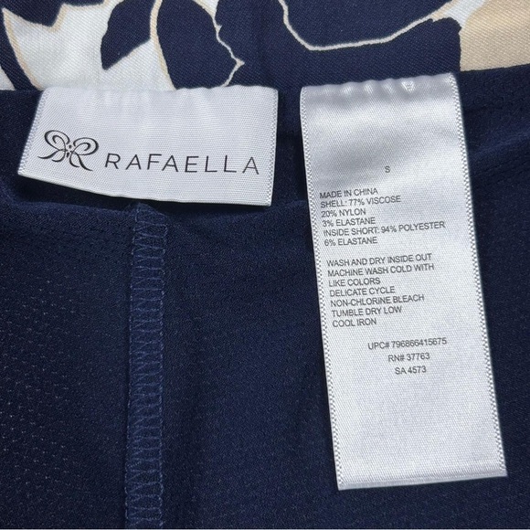 Rafaella Cream and White A-line Mini Skirt Resort Wear - Picture 9 of 11